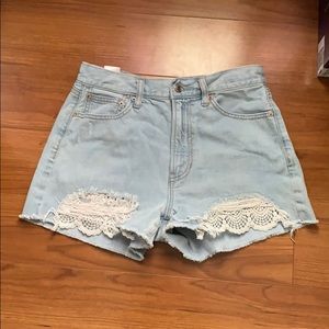 American eagle denim shorts